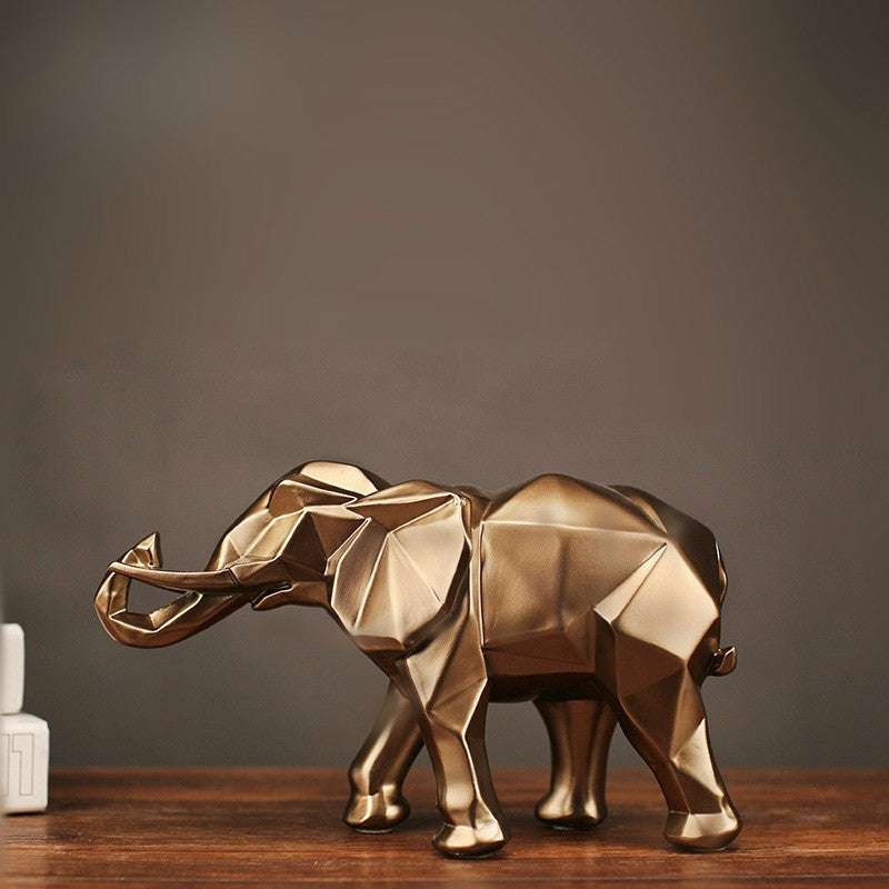 ELECTROPRIME Elephant Sculpture Animal Home Decoration Crafts