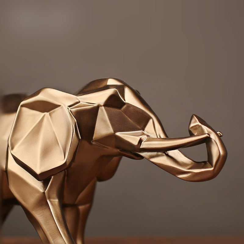 ELECTROPRIME Elephant Sculpture Animal Home Decoration Crafts