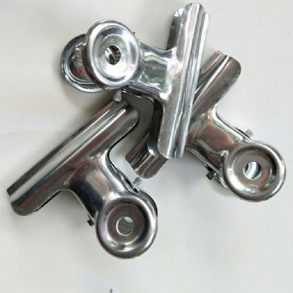 ELECTROPRIME 20 PCS Stainless Steel Round Head Clip Paper Clip Office Folder Refrigerator Wall Memo Clip