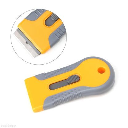 ELECTROPRIME 3 PCS Plastic Handle Razor Architectural Glass Remover Blade