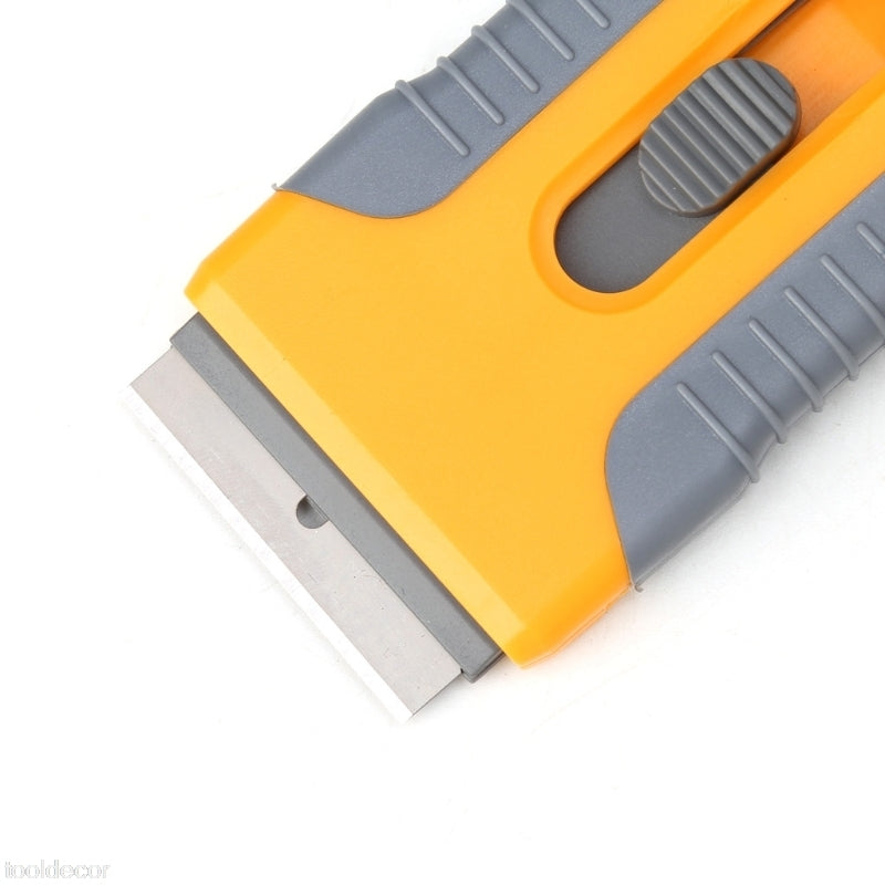 ELECTROPRIME 3 PCS Plastic Handle Razor Architectural Glass Remover Blade