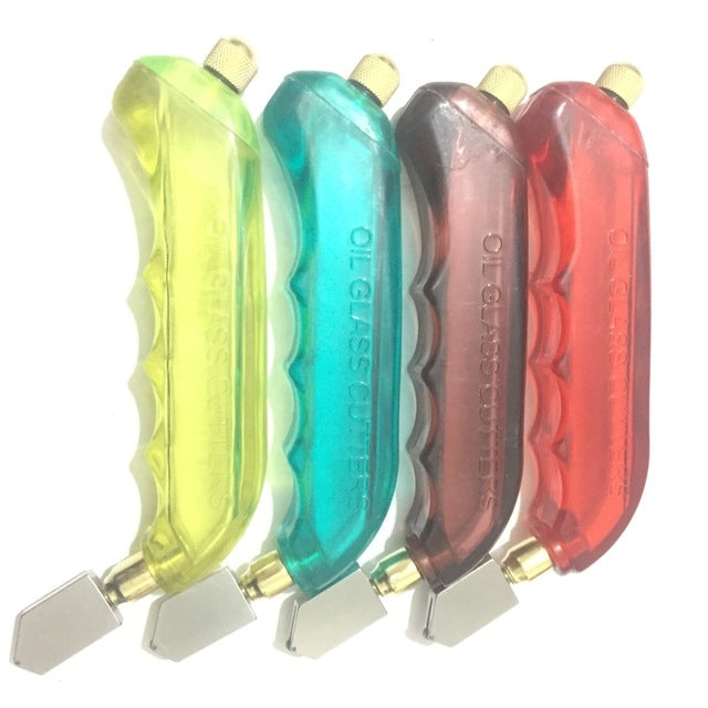 ELECTROPRIME Professional Oil-filled Tungsten Carbide Bottle Glass Cutting Machine, Random Color Delivery