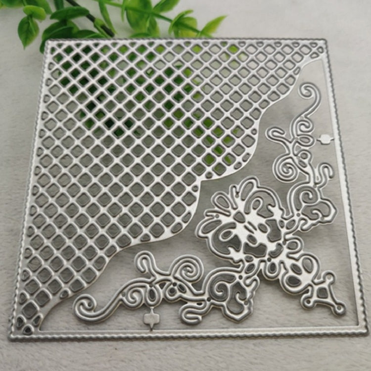 ELECTROPRIME DIY Album Card Making Tool Cutting Template Square Grid Cutting Knife