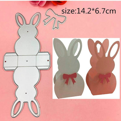 ELECTROPRIME DIY Rabbit Decoration Knife Mold Scrapbook Album Stamp Decoration Relief