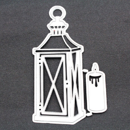 ELECTROPRIME Lantern Candle Carbon Steel Knife Mold DIY Photo Album Cutting Book Greeting Card Embossing Cutting Knife Mold
