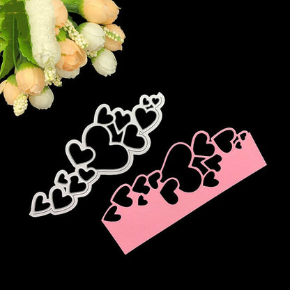 ELECTROPRIME Love Border Carbon Steel Knife Model Children's Puzzle DIY Embossing Knife Mold