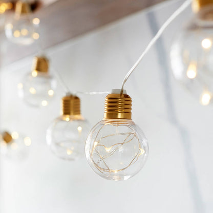 ELECTROPRIME 3m 10 LEDs G45 Copper Wire Bulb String Holiday Decoration Light