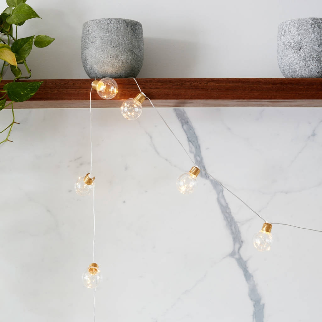 ELECTROPRIME 3m 10 LEDs G45 Copper Wire Bulb String Holiday Decoration Light