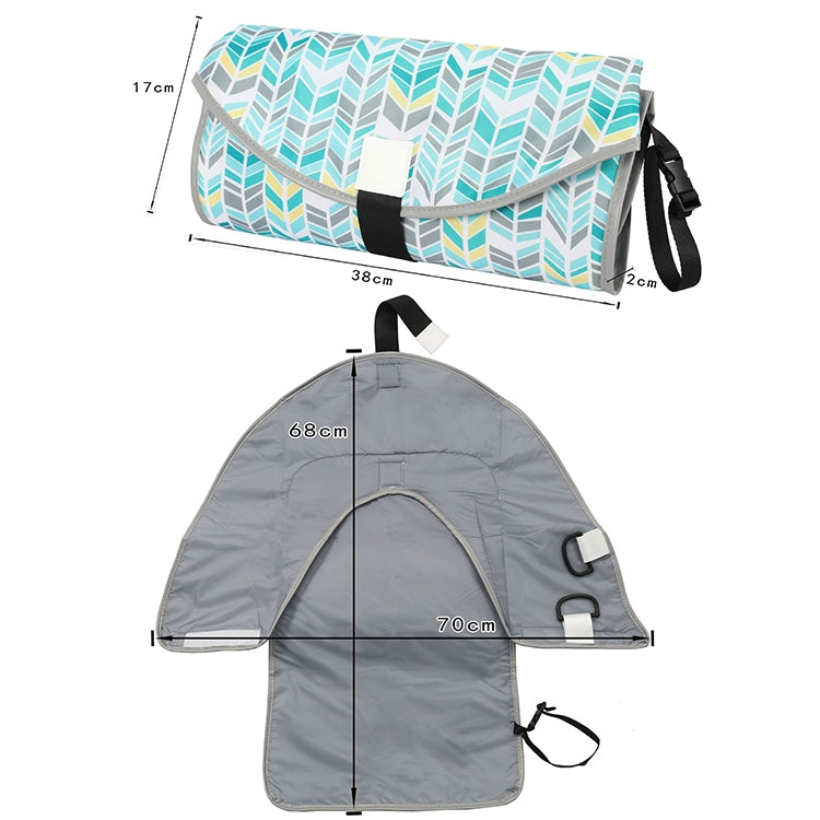ELECTROPRIME Baby Changing Diaper Pad Portable Folding Waterproof Nursing Pad, Size:One size(Small maple leaf)