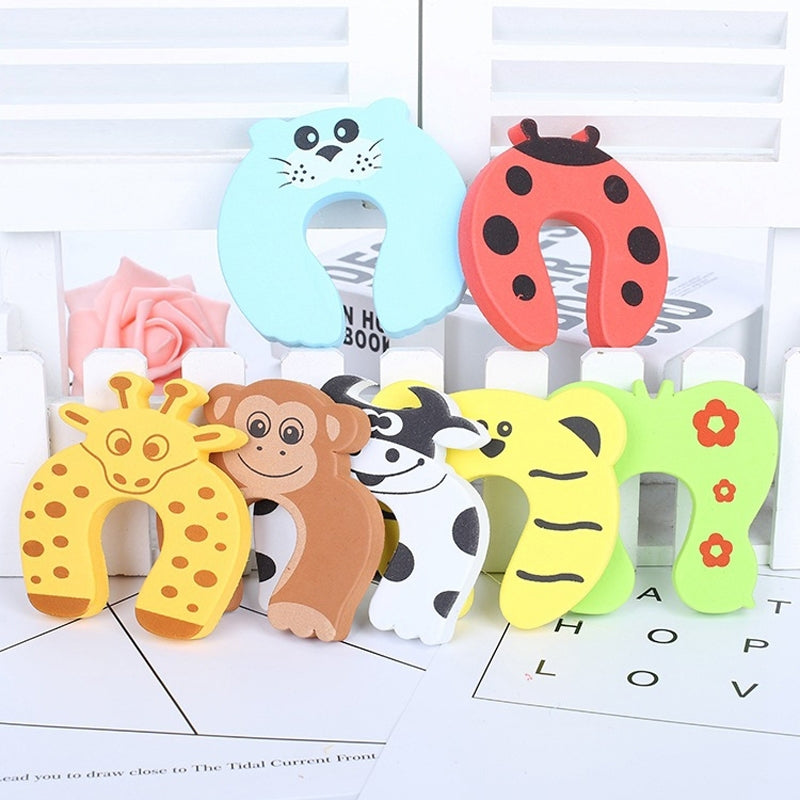 ELECTROPRIME Baby Proofing Door Stoppers Finger Safety Guard Holder Lock Safety Guard Finger Protect Toy For Baby Random Color Delivery