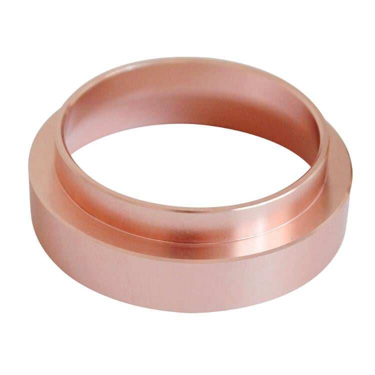 ELECTROPRIME Coffee Machine Powder Picker Powder Ring Anti-flying Powder Quantitative Ring Espresso 58mm without Magnetic Machine Accessories, Specification:58mm(Rose Gold)