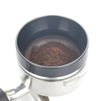 ELECTROPRIME Coffee Machine Powder Picker Powder Ring Anti-flying Powder Quantitative Ring Espresso 58mm without Magnetic Machine Accessories, Specification:58mm(Silver)
