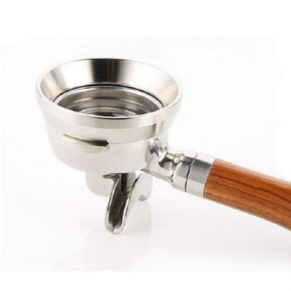 ELECTROPRIME Coffee Machine Powder Picker Powder Ring Anti-flying Powder Quantitative Ring Espresso 58mm without Magnetic Machine Accessories, Specification:58mm(Silver)