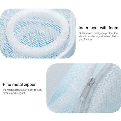 ELECTROPRIME Nylon Laundry Bag Shoe Wash Trainer Sports Sneaker Tennis Boots Laundry Mesh Washing Bag
