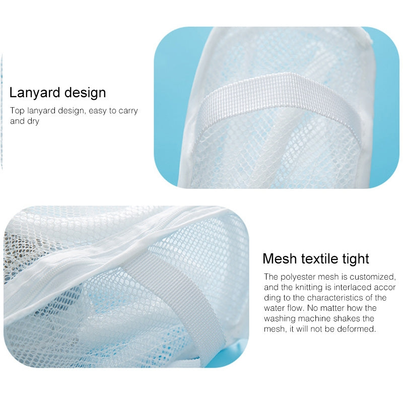 ELECTROPRIME Nylon Laundry Bag Shoe Wash Trainer Sports Sneaker Tennis Boots Laundry Mesh Washing Bag