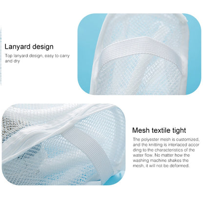 ELECTROPRIME Nylon Laundry Bag Shoe Wash Trainer Sports Sneaker Tennis Boots Laundry Mesh Washing Bag