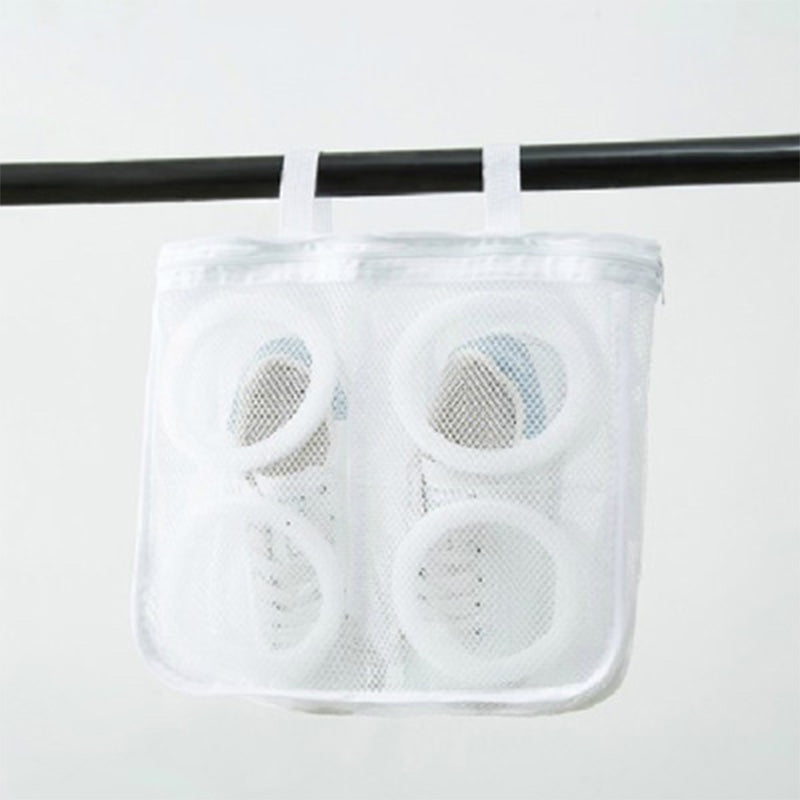 ELECTROPRIME Nylon Laundry Bag Shoe Wash Trainer Sports Sneaker Tennis Boots Laundry Mesh Washing Bag