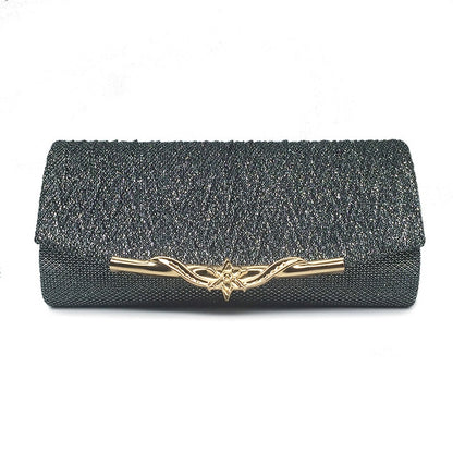 ELECTROPRIME Fashion Chain Dinner Bag Clutch Shoulder Messenger Bag Women Wallet(Gray)