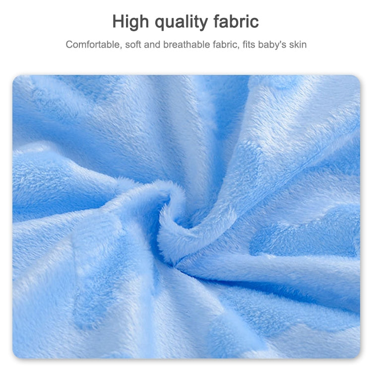 ELECTROPRIME Autumn and Winter Models Thicken Baby Sleeping Bag Cartoon Embroidery Baby Stroller Accessories(Blue)