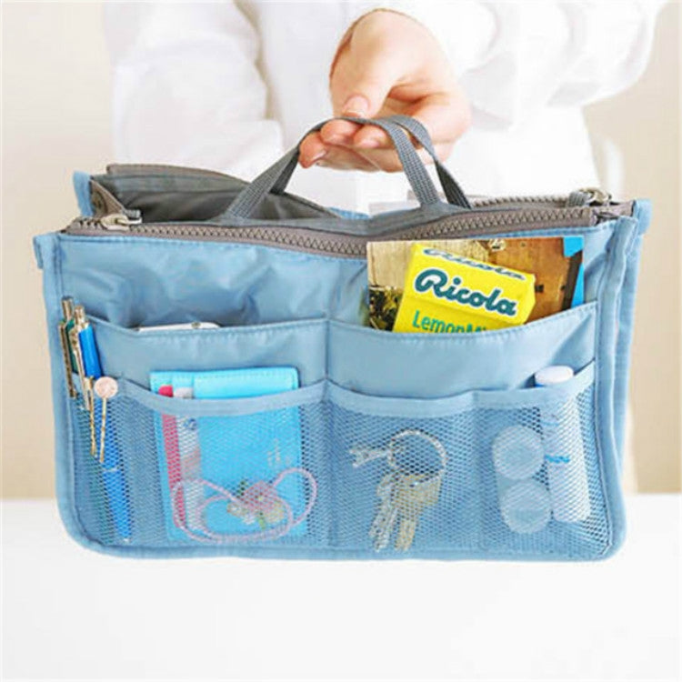 ELECTROPRIME Waterproof Folding Travel Bag Nylon Large Capacity Sundries Storage Bag(Sky Blue)