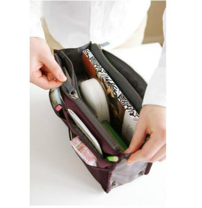 ELECTROPRIME Waterproof Folding Travel Bag Nylon Large Capacity Sundries Storage Bag(Wine)