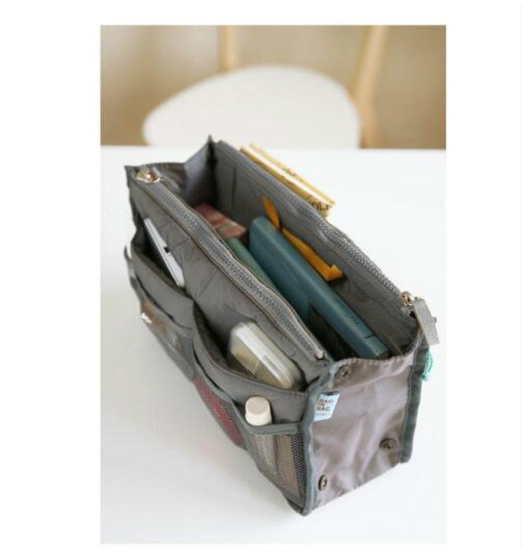 ELECTROPRIME Waterproof Folding Travel Bag Nylon Large Capacity Sundries Storage Bag(Gray)