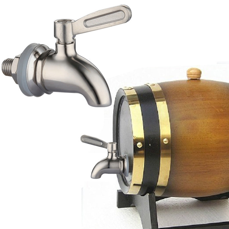 ELECTROPRIME Drink Dispenser Beverage Wine Barrel Tap Spigot Stainless Steel Coffee Juice Faucet