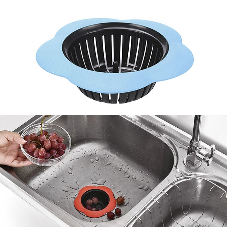ELECTROPRIME Portable Handheld Outfall Water Tank Strainer Sink Filter Floor Drain Bathroom Kitchen Gadget(Blue)