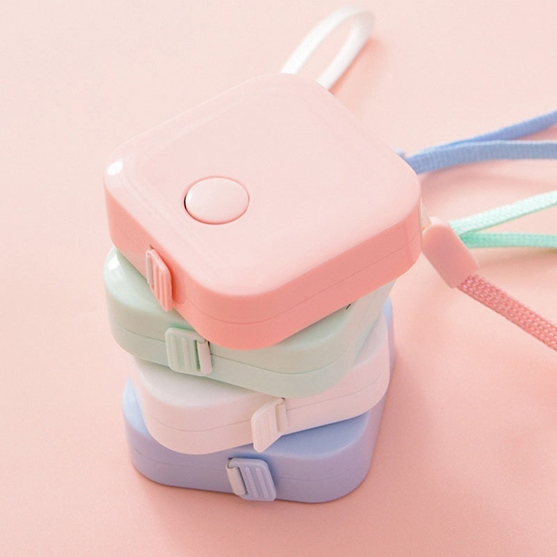 ELECTROPRIME 1.5M Mini Cute Portable Leather Measuring Tape(Random Color Delivery)