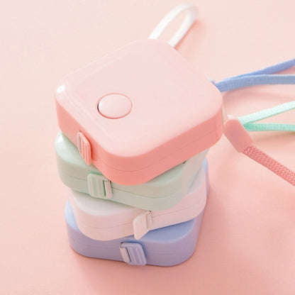 ELECTROPRIME 1.5M Mini Cute Portable Leather Measuring Tape(Random Color Delivery)
