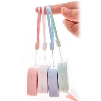 ELECTROPRIME 1.5M Mini Cute Portable Leather Measuring Tape(Random Color Delivery)