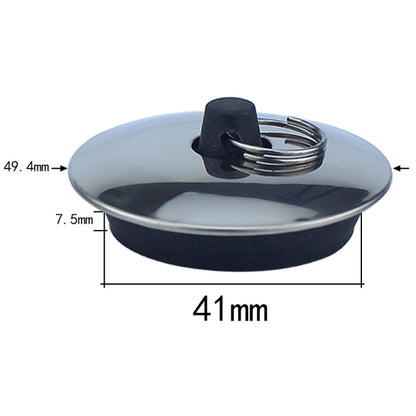 ELECTROPRIME 3 PCS Sink Rubber Plug Wash Basin Bathtub Plug Mop Pool Laundry Pool Blocking Plug, Specification:M