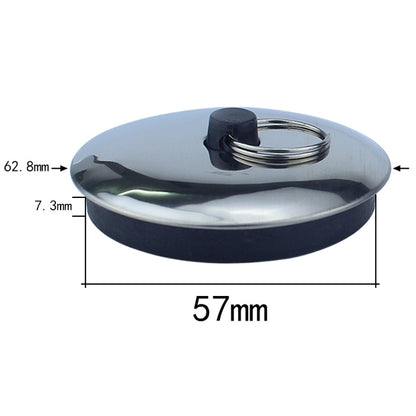 ELECTROPRIME 3 PCS Sink Rubber Plug Wash Basin Bathtub Plug Mop Pool Laundry Pool Blocking Plug, Specification:L