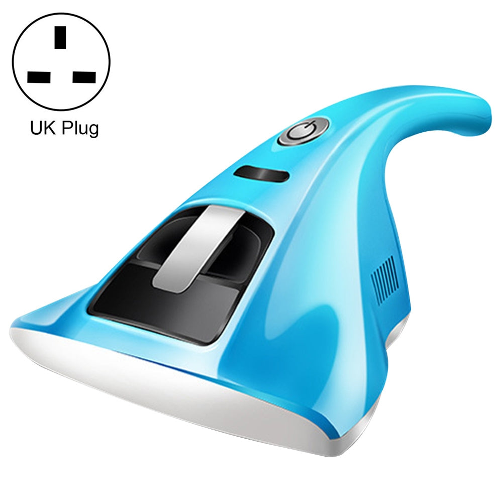 ELECTROPRIME Anti-Dust Mites UV Vacuum Cleaner Household Handheld UV Vacuum Cleaner,Anti-Bacterial Portable with Hight Efficiency, Plug:UK Plug(Blue)