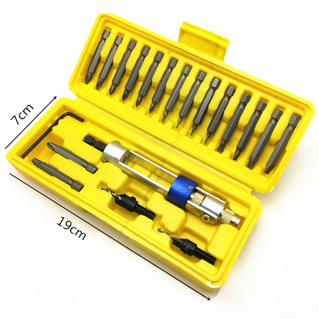 ELECTROPRIME Woodworking Hole Countersink Drill Bit Dual Purpose Multi-function Screw