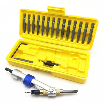ELECTROPRIME Woodworking Hole Countersink Drill Bit Dual Purpose Multi-function Screw