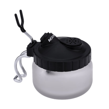 ELECTROPRIME Multi-function Airbrush Cleaning Pot Model Air Pump Spray Paint Coloring Tool Waste Collection Bottle Pen Holder, Capacity:304ml