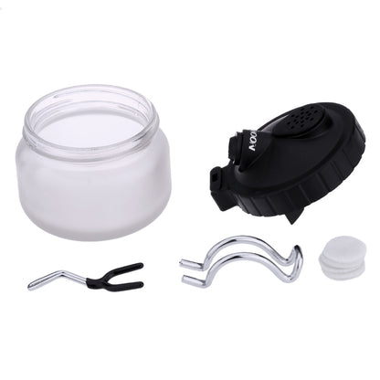 ELECTROPRIME Multi-function Airbrush Cleaning Pot Model Air Pump Spray Paint Coloring Tool Waste Collection Bottle Pen Holder, Capacity:304ml