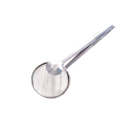 ELECTROPRIME Stainless Steel Fried Food Drain Net Spoon with Clip