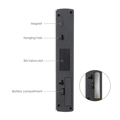 ELECTROPRIME 2 PCS COB LED Switch Energy Saving Night Light Porch Wall Lamp with Magnetic Strip