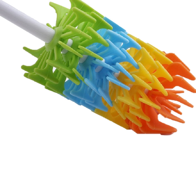 ELECTROPRIME Silicone Baby Bottle Brush Cleaning Pacifier Nozzle Tube Cup Silicone Brush