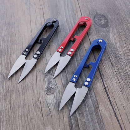 ELECTROPRIME 10 PCS Stainless Steel Mini Household Embroidery Scissors(Random Color Delivery)