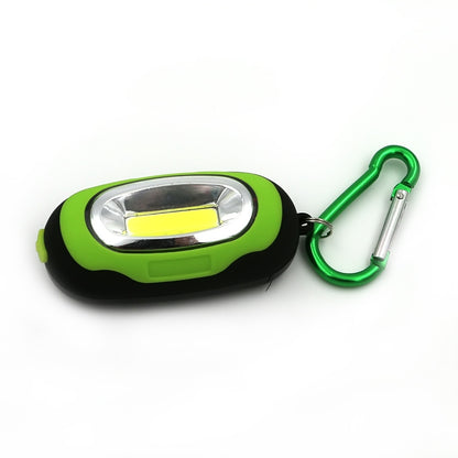 ELECTROPRIME Portable Mini Keychain Pocket Torch COB LED Light Flashlight Lamp with 3 Modes(Green)