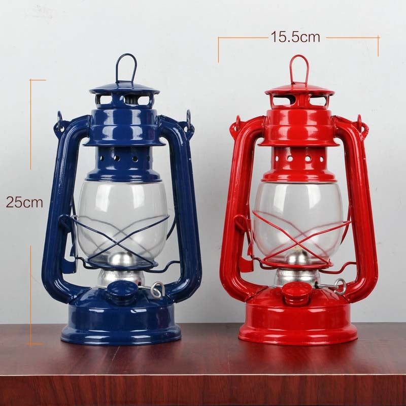 ELECTROPRIME Retro Nostalgic Wrought Iron Portable Putdoor Tent Camping Light(Silver)