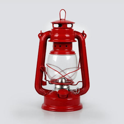 ELECTROPRIME Retro Nostalgic Wrought Iron Portable Putdoor Tent Camping Light(Red)