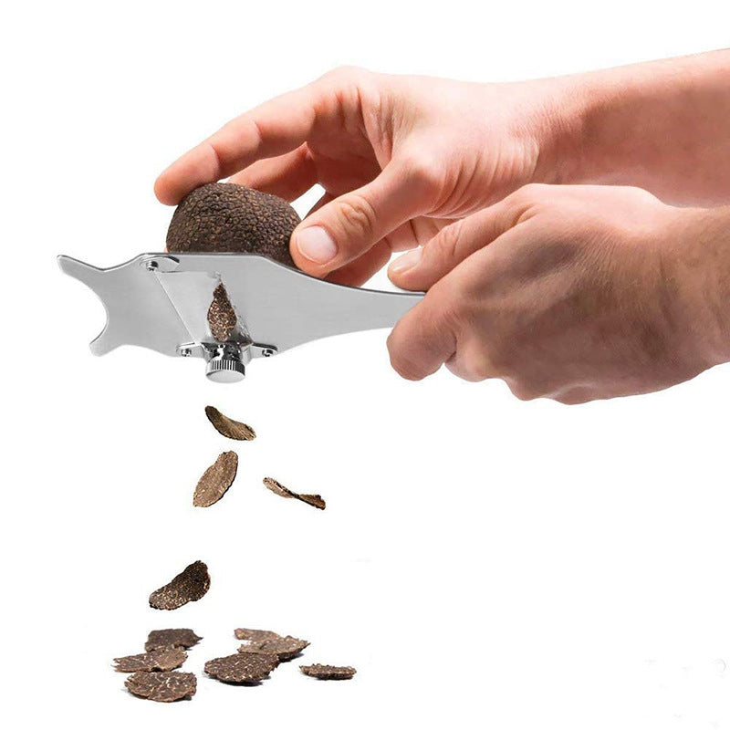 ELECTROPRIME Fork-shaped Chocolate Planer Stainless Steel Truffle Slicer Cheese Grater
