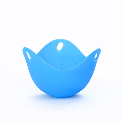 ELECTROPRIME Silicone Egg Cooker Egg Bracket Kitchen Tools Pancake Cookware Bakeware Steam Eggs Plate Tray Red