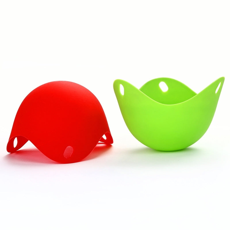 ELECTROPRIME Silicone Egg Cooker Egg Bracket Kitchen Tools Pancake Cookware Bakeware Steam Eggs Plate Tray Yellow