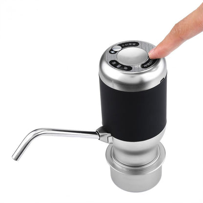 ELECTROPRIME Wireless Electric Automatic Water Bottle Pump Smart Dispenser USB Rechargeable Electric Battery Drinking Water Bottle Pump(Black)