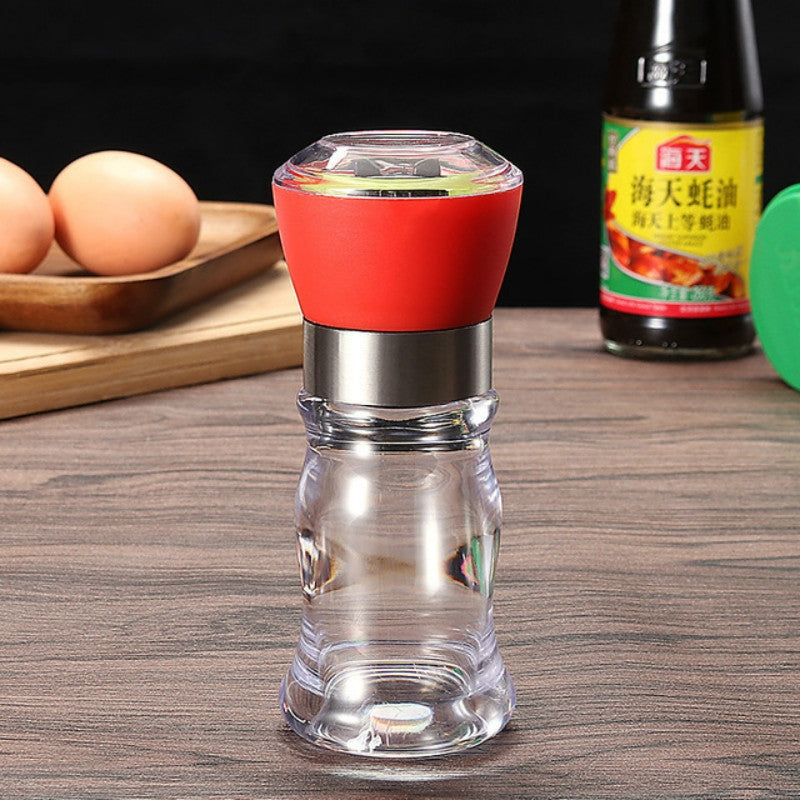 ELECTROPRIME Multi-Function Seasoning Tank Kitchen Gadget Manual Creative Pepper Grinder(Red)